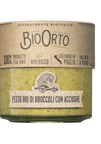 Pesto de brocoli et anchois - BioOrto 180g 