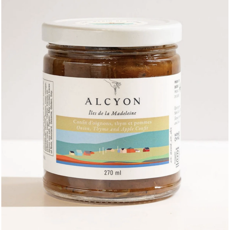 Confit d'oignons, thym et pommes  - Alcyon 270ml