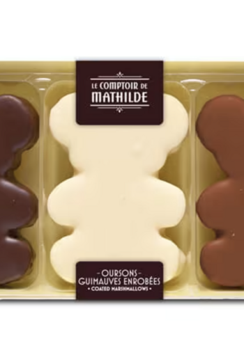 Chocolate-covered marshmallow bears - Le Comptoir de Mathilde 90g 