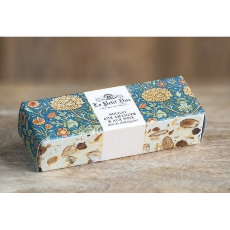 Almond & Walnut Nougat with Chestnut Honey - Le Petit Duc 95g