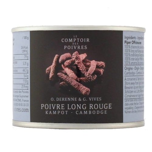 Long Red Pepper Kampot - Cambodia 50g 