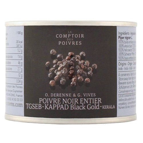 TGSEB Black peppercorns KAPPAD Black Gold - 70g 