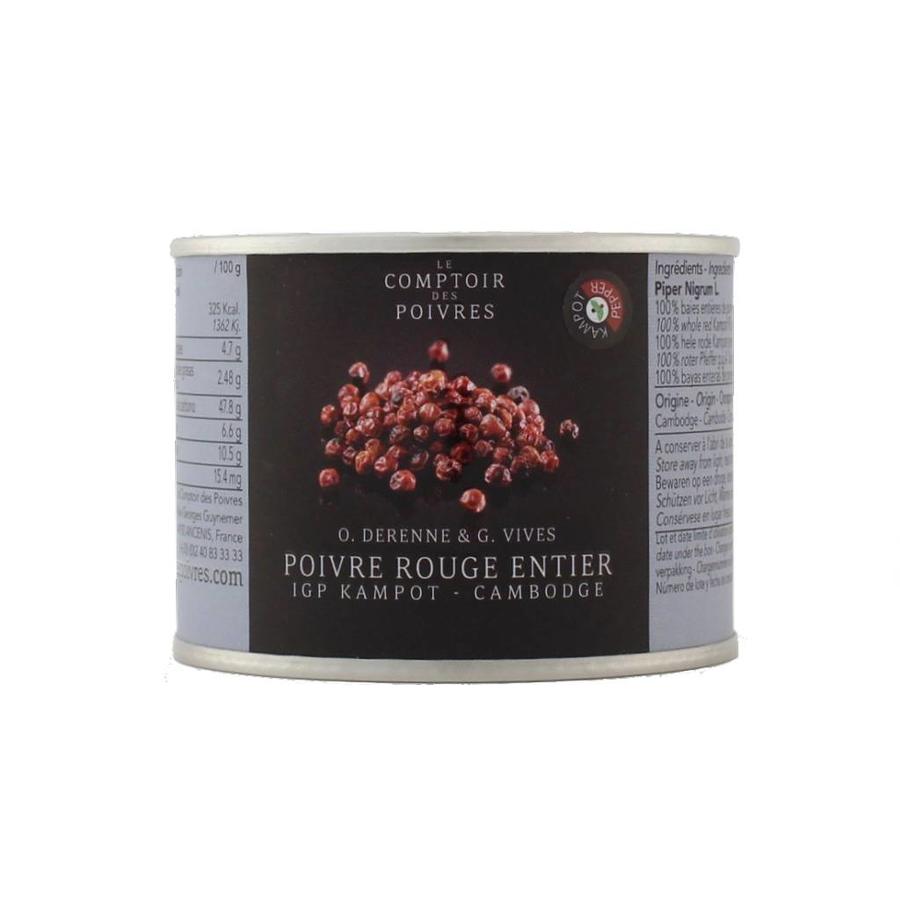 Red Kampot PGI peppercorns from Cambodia