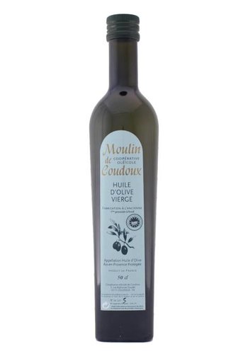 Huile d'olive vierge Moulin Coudoux  500 ml 