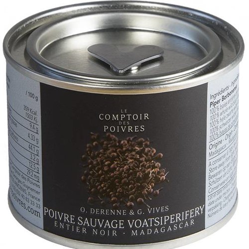 Poivre sauvage noir Voatsiperifery - Madagascar 80g 