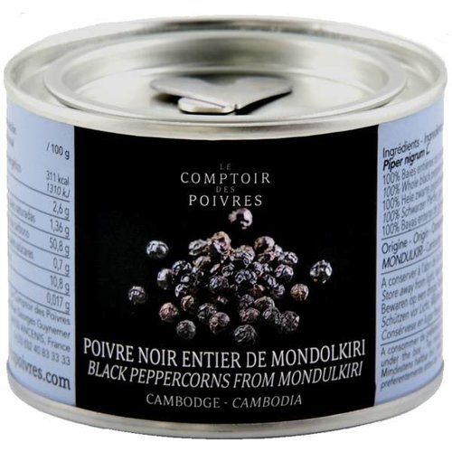 Black peppercorns from Mondulkiri - Cambodia 80g 