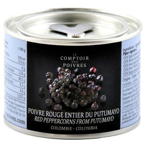 Red peppercorns Putumayo - Colombia 80g 