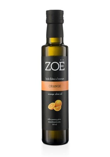 Huile extra-vierge ZOË infusée à l'orange 250 ml 