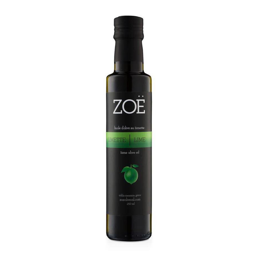 Huile d'olive extra-vierge ZOË infusée à la lime 250 ml