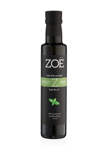 Huile extra-vierge ZOË infusée au basilic 250 ml 