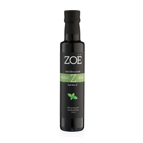 Huile extra-vierge ZOË infusée au basilic 250 ml 