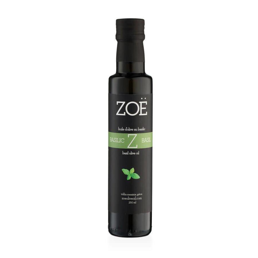 Huile extra-vierge ZOË infusée au basilic 250 ml