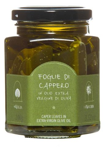 La Nicchia Caper leaves in Extra-Virgin Olive Oil - 100g 