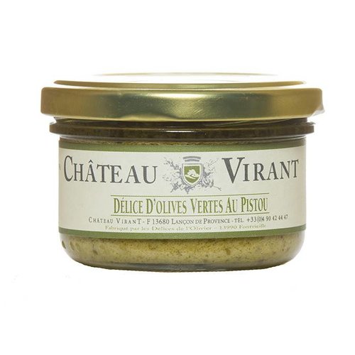 Délice d'olives Vertes au Pistou Château Virant - 90 g 