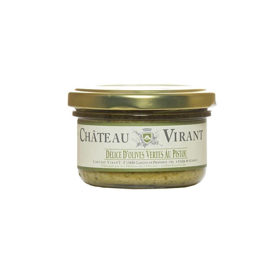 Château Virant Green Olives Delight with Pesto - 90 g