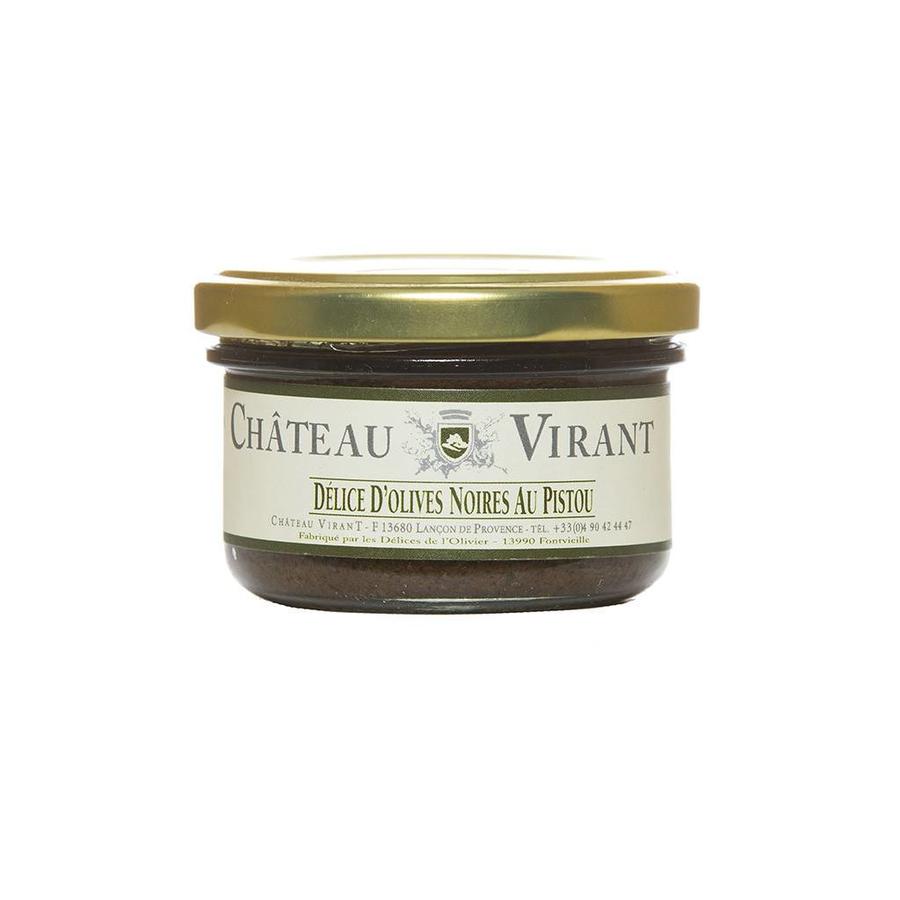 Délice d'olives noires au Pistou Château Virant - 90 g