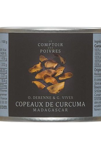 Le Comptoir des Poivres  Shavings of Turmeric Madagascar 40g 