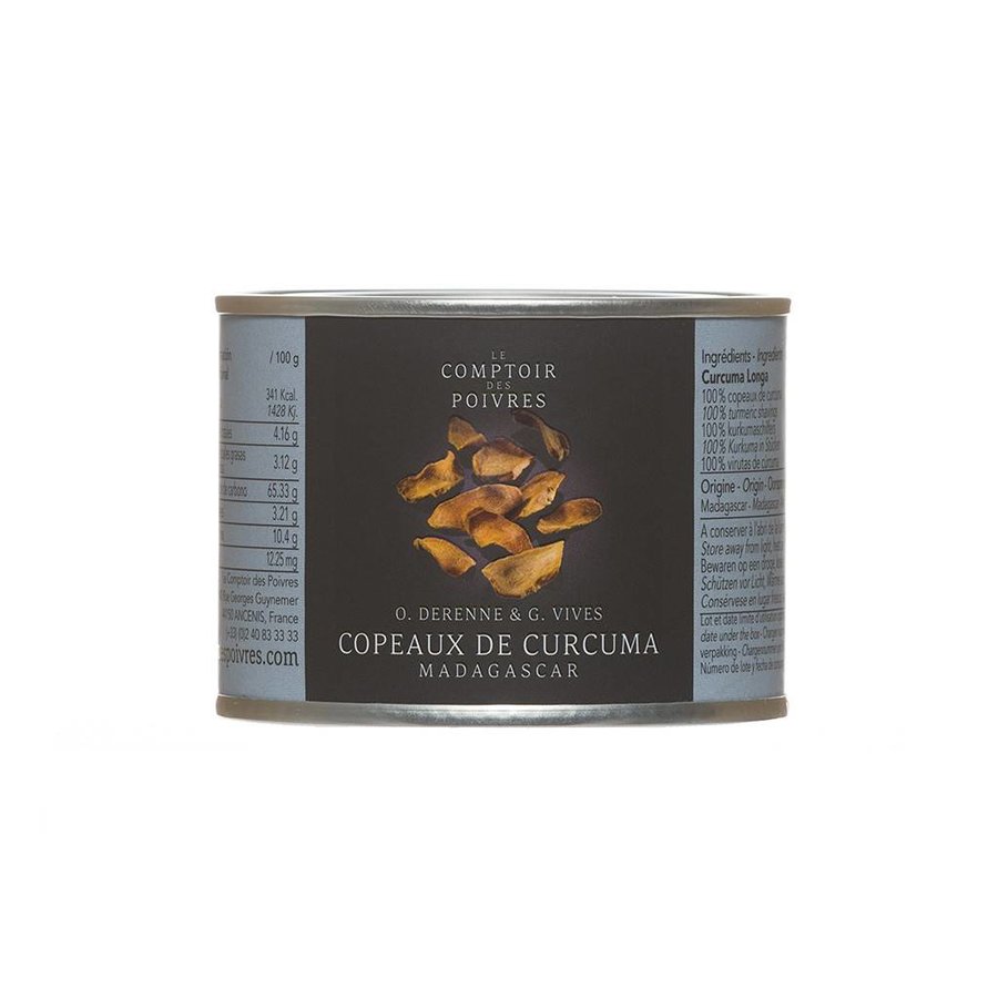 Copeaux de Curcuma Madagascar Le Comptoir des Poivres 40g