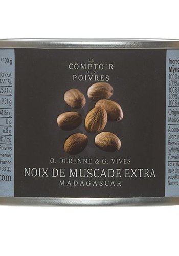 Noix de muscade Extra Madagascar Le Comptoir des Poivres 70g 