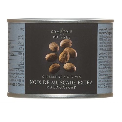 Noix de muscade Extra Madagascar Le Comptoir des Poivres 70g 