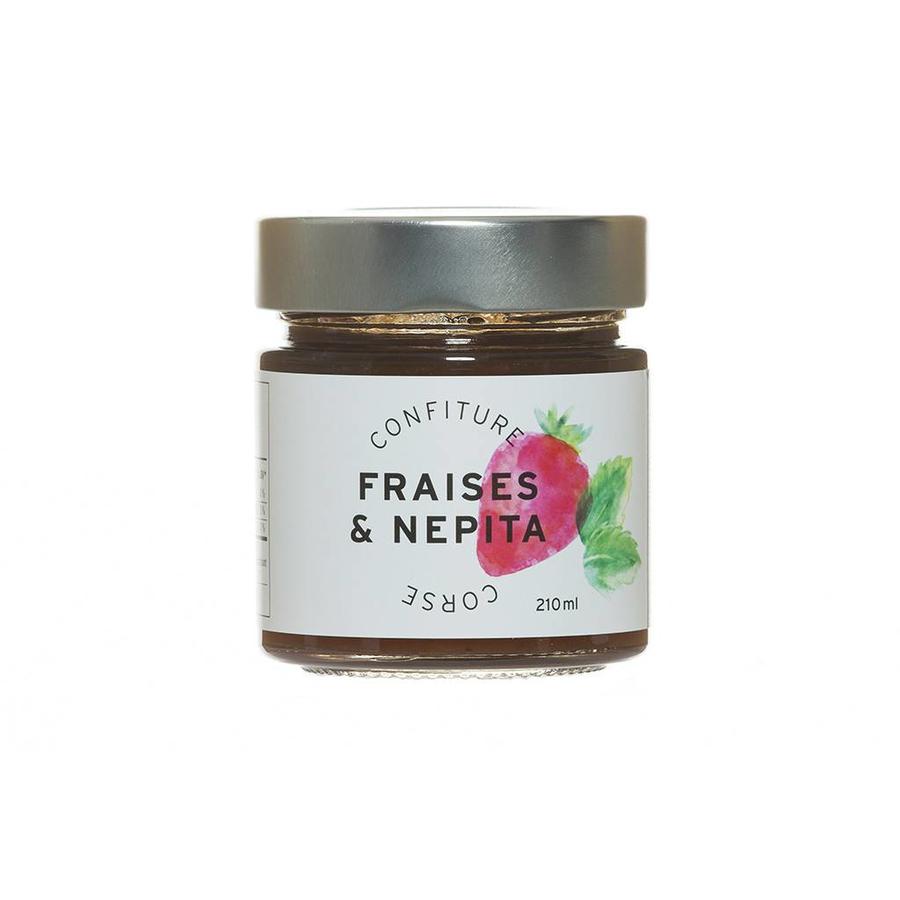 Confiture Fraises & Nepita Corse 210 ml