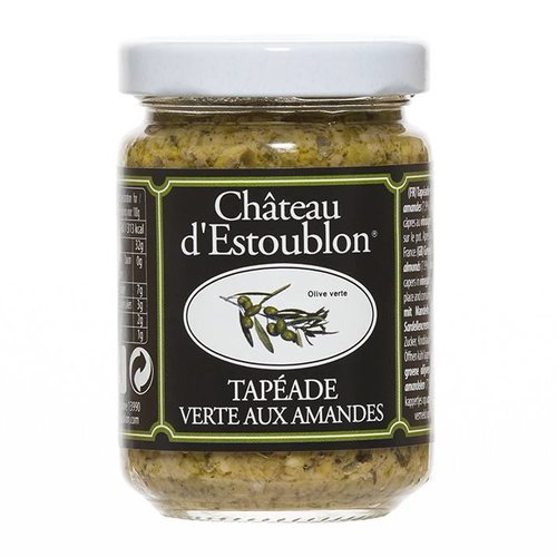 ESTOUBLON ALMONDS AND GREEN OLIVES TAPENADE 130G 