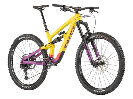 Salsa Salsa Cassidy Carbon GX Eagle Bike - 29", Carbon, Yellow/Purple, Large Salsa Salsa Cassidy Carbon GX Eagle Bike - 29", Carbon, Yellow/Purple, Large