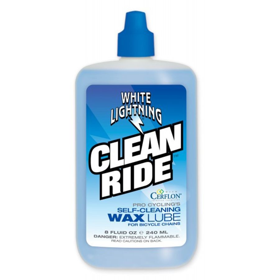 White Lightning Clean Ride Bike Chain Wax Lube - 4 fl oz Drip - Ski Hut