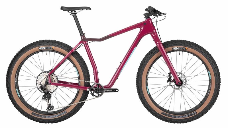 purple fat tire bike