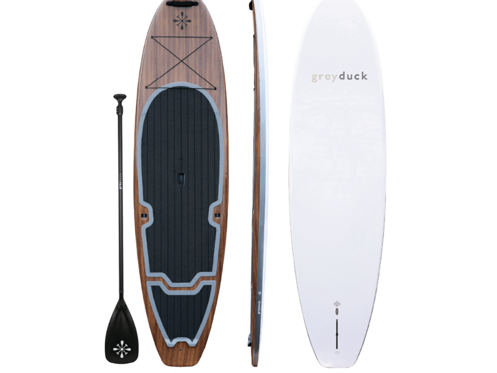Grey Duck 11'4"x34" Coast Dark Wood w/ Paddle