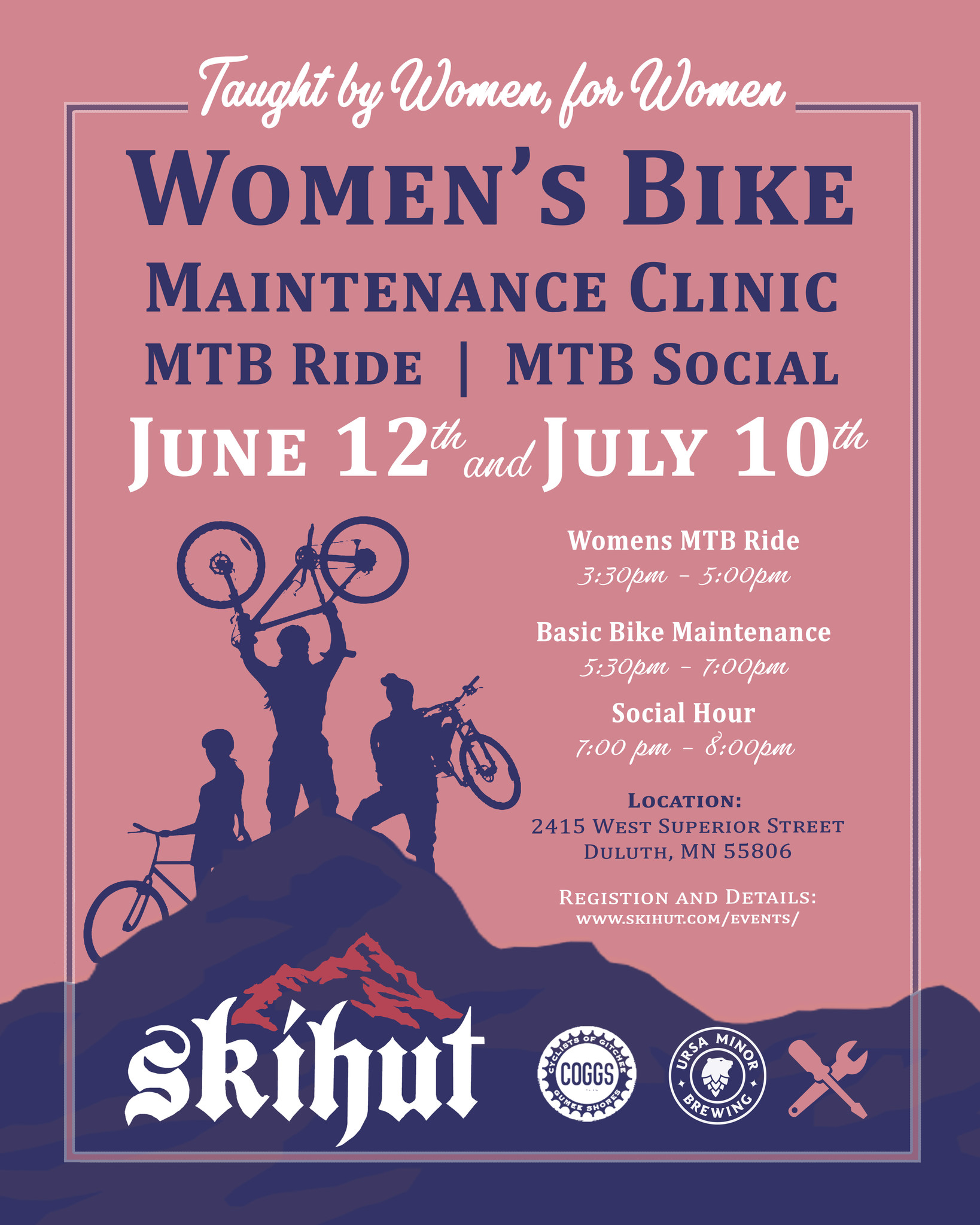 Womens Bike Clinic Flier