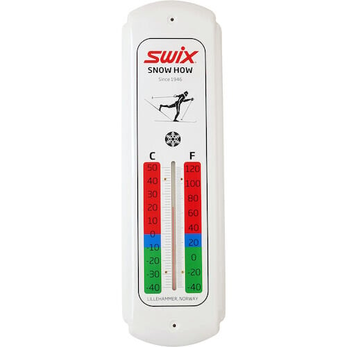 Swix Snow Skiing Waxing Thermometer Wall Hanging