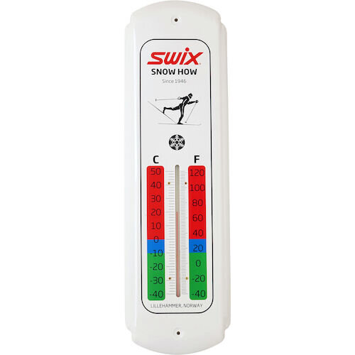 R210 Swix Rect. Wall Thermometer - Ski Hut