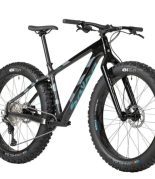 Salsa Beargrease Carbon Deore 11spd Fat Tire Bike - 27.5 Carbon Black Fade Large