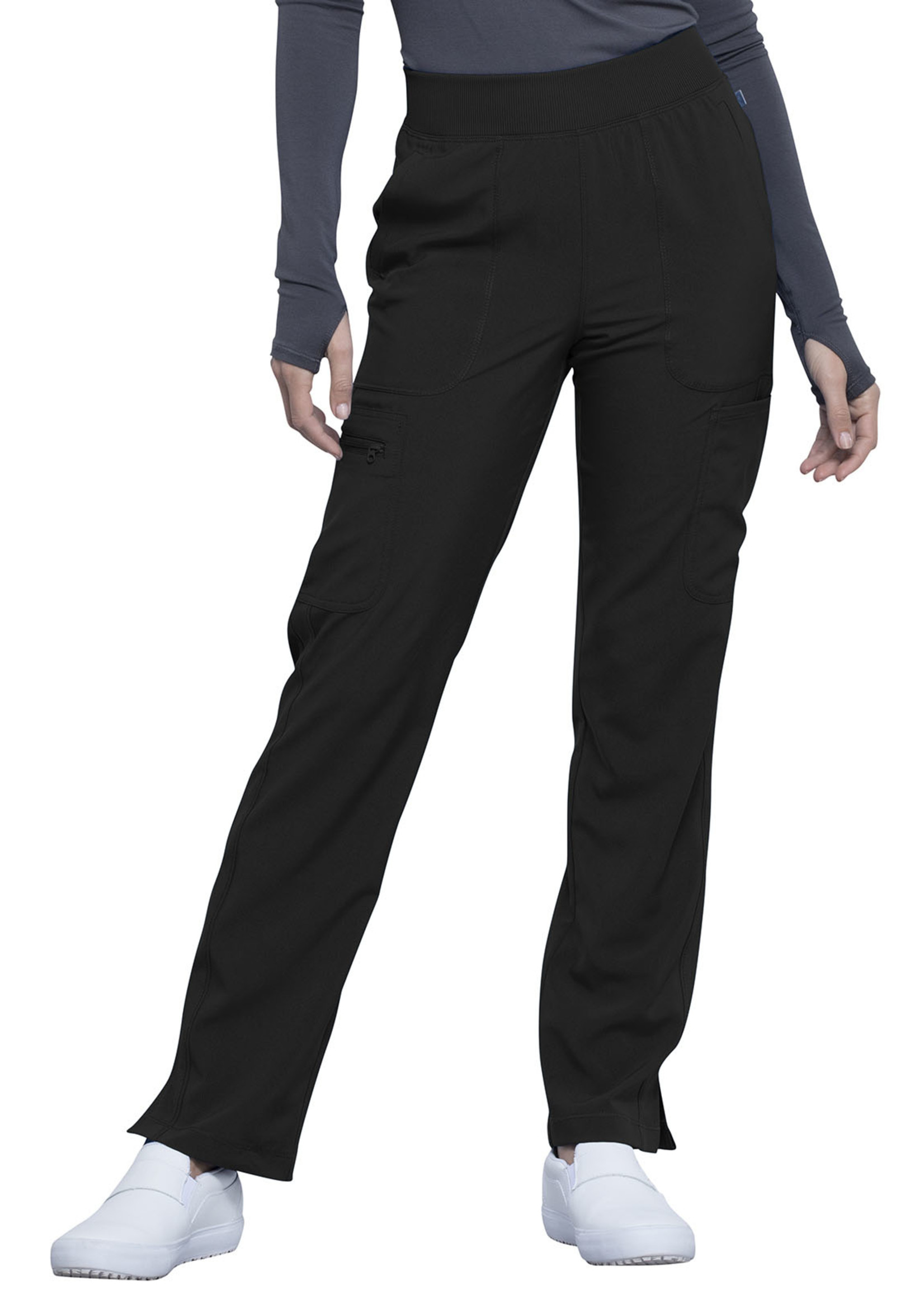 Cherokee Infinity Mid Rise Tapered Leg Pull-on Pant