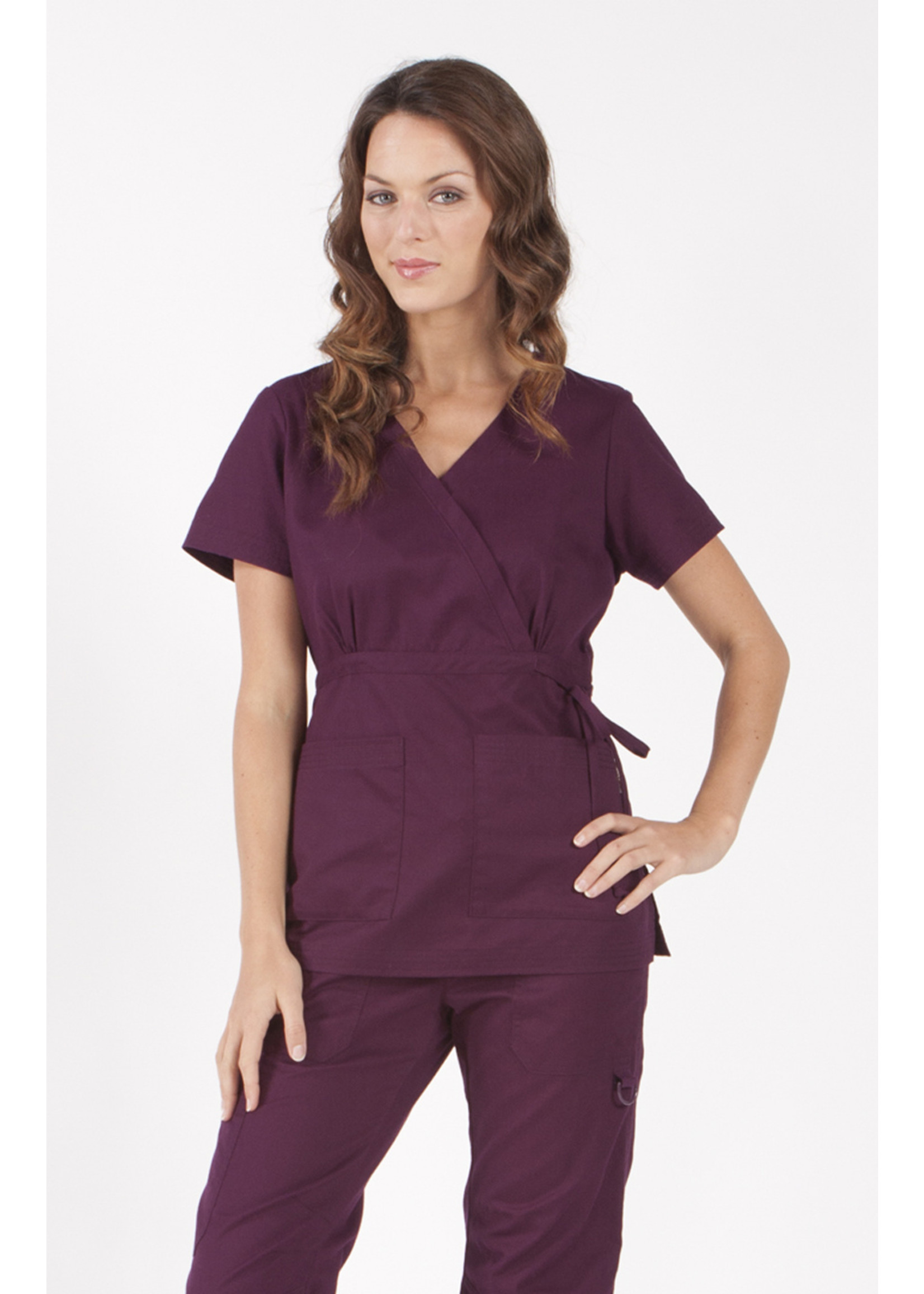 Koi 137 Katelyn Top Merlot - The Scrub 