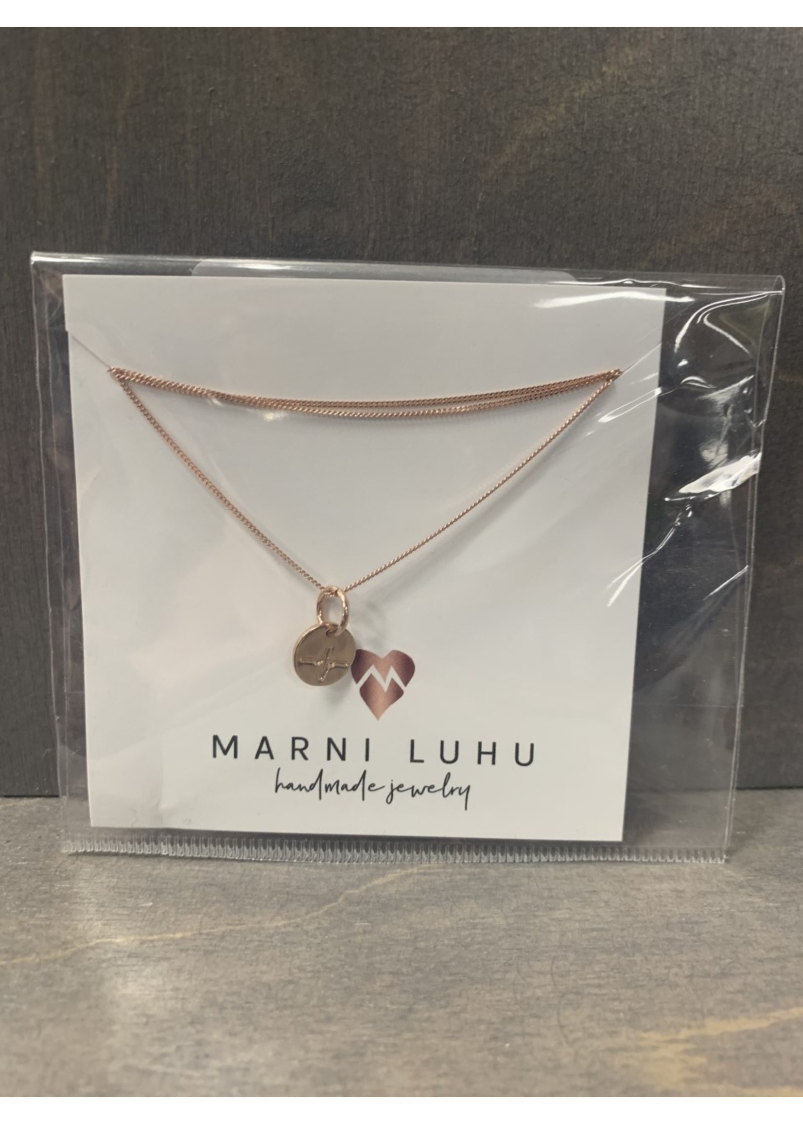 Marni Luhu Designs Mini Icon Rose Gold 18" Necklace