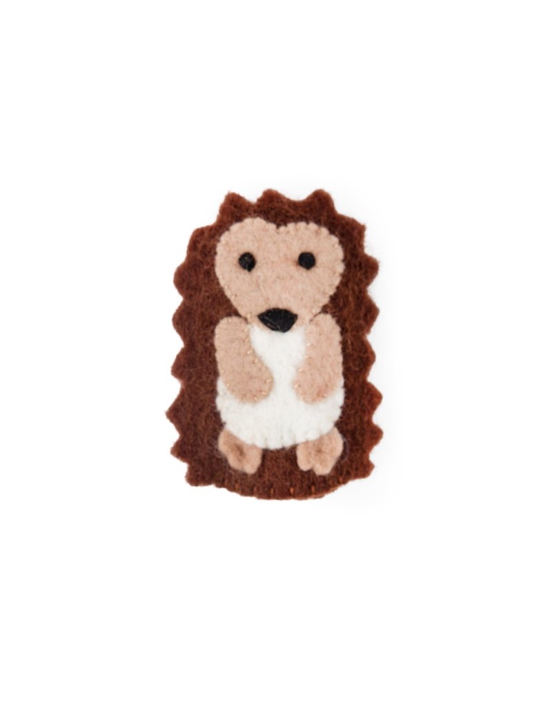 hedgehog finger puppet