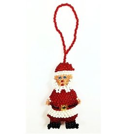 Ornament - Beaded Santa