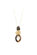 Necklace - Natural Oval Pendant