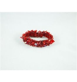 Bracelet - Caterpillar Magnetic Red