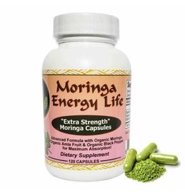 Moringa energy  life Moringa Capsules - Extra Strength 120 ct