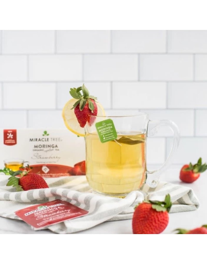 miracle tree Moringa Tea - Organic Strawberry
