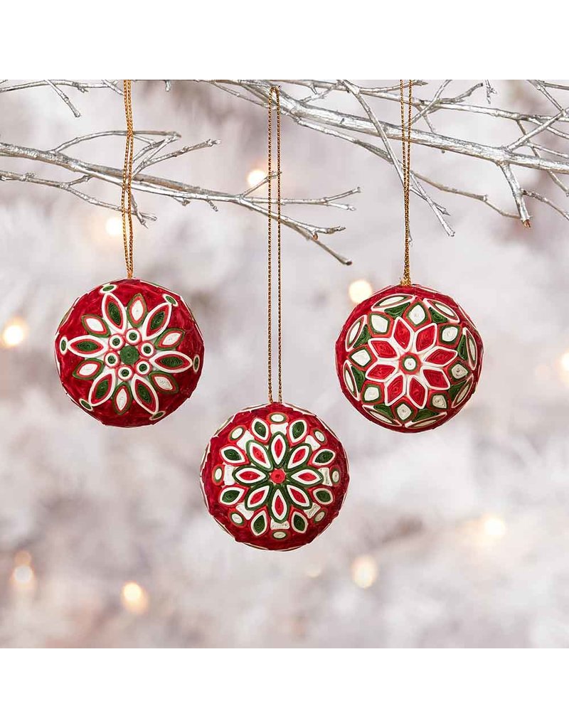 Ornament - Quilled Christmas Ball