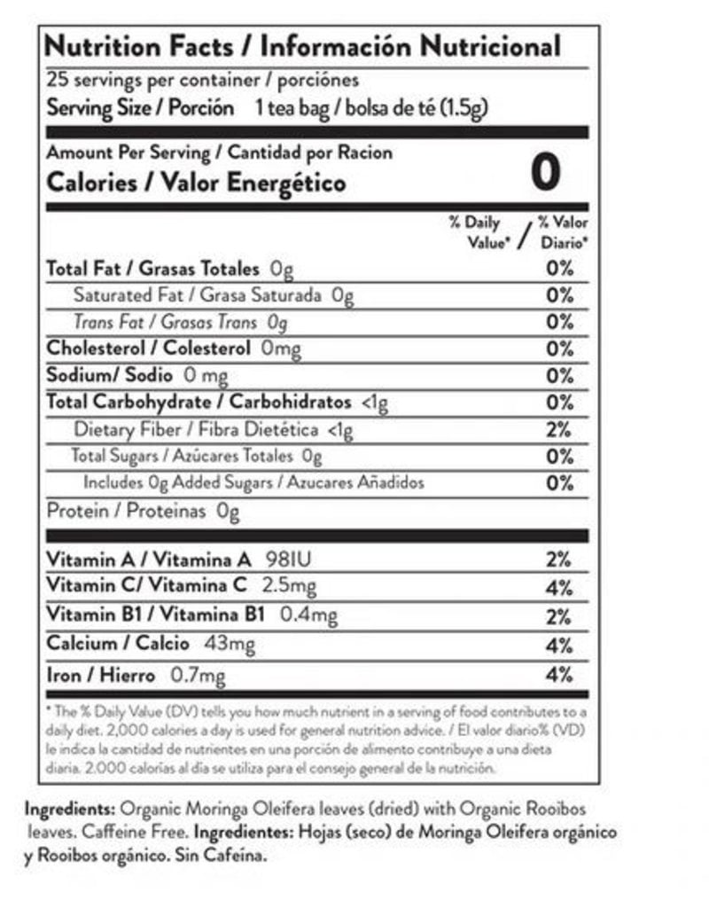 miracle tree Moringa Tea - Organic Rooibos