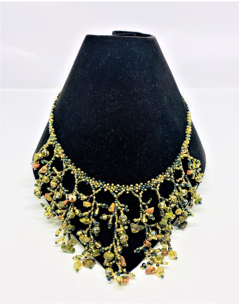 Necklace - Beaded Chandelier