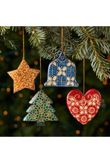 Ornament - Batik Christmas Cookie