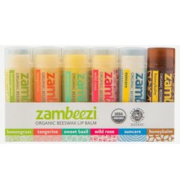 Zambeezi Lip Balm - Variety 6-Pack