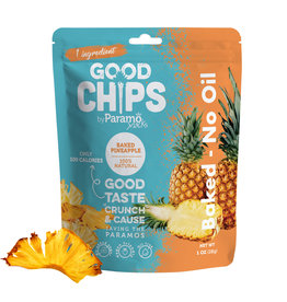GOOD CHIPS - Baked Pineapple Chips, 1.4 oz