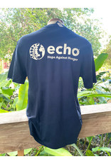 ECHO T-shirt - Men's Crew Neck - Navy, Small